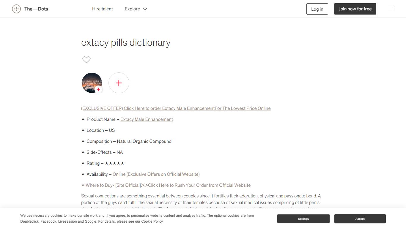 extacy pills dictionary | The Dots