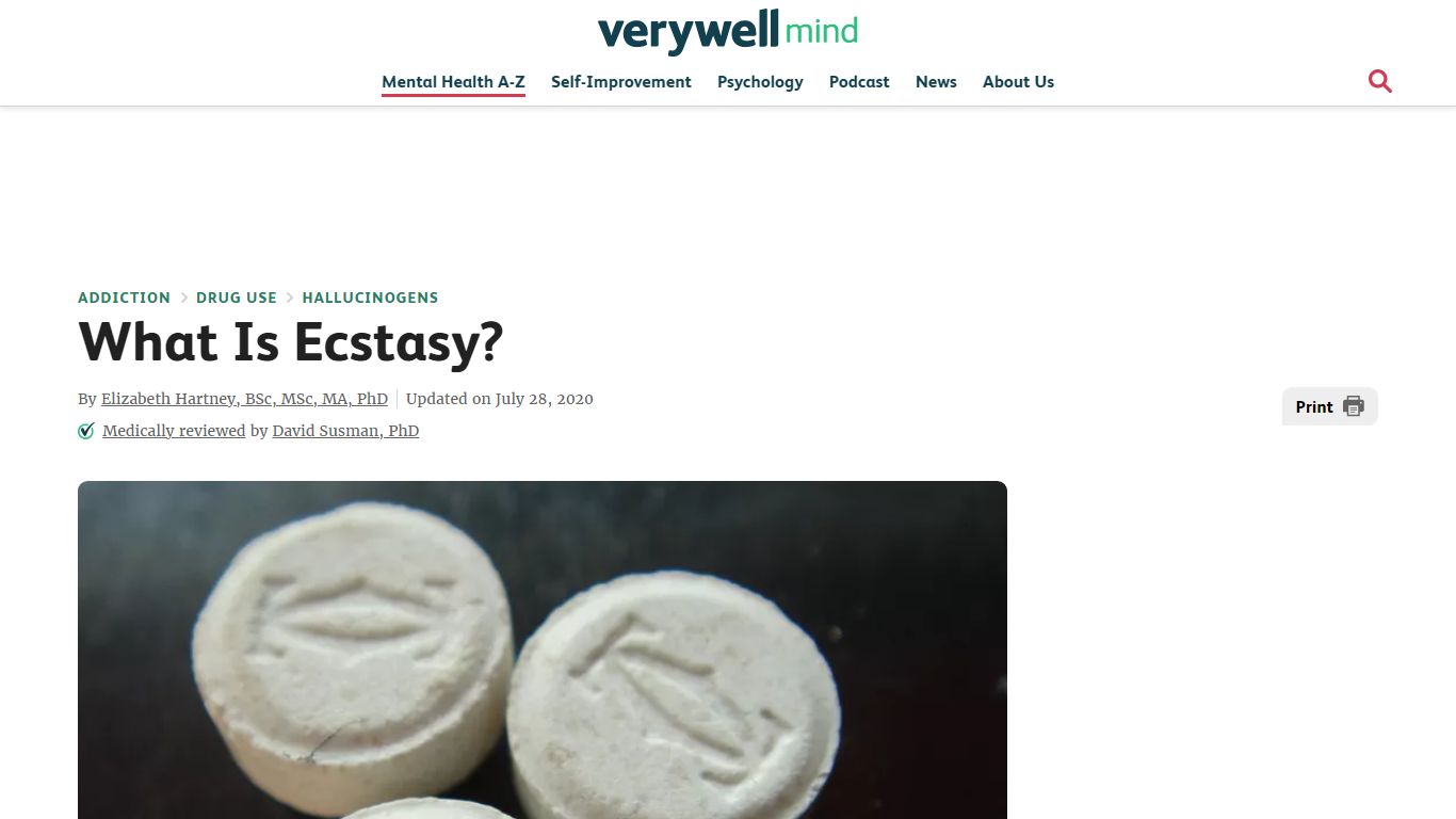 What Is Ecstasy? - Verywell Mind